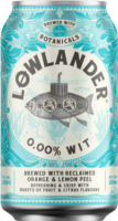 Lowlander 0.00% Wit blikje van 33cl